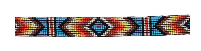 Twister Beaded Hatband