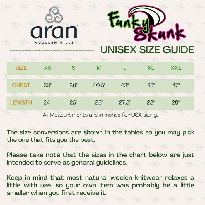 Unisex Aran Sweater - Derby
