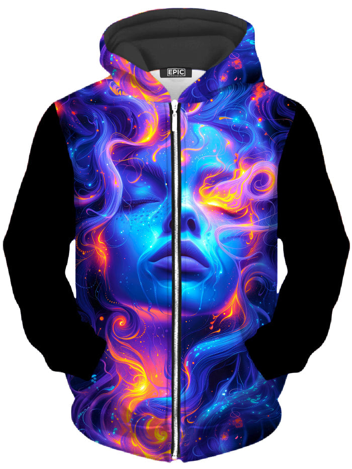 Universal Being Unisex Zip-Up Hoodie Art Designs Works Epic Hoodie