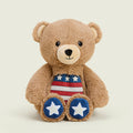 USA Theme Bear Warmies Plush Front