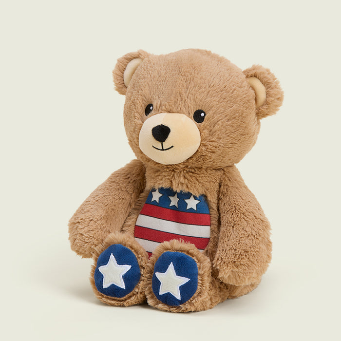 USA Theme Bear Plush Sitting