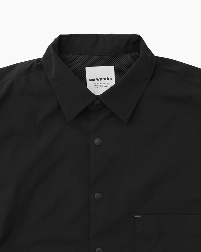 UV Cut Stretch SS Shirt Black