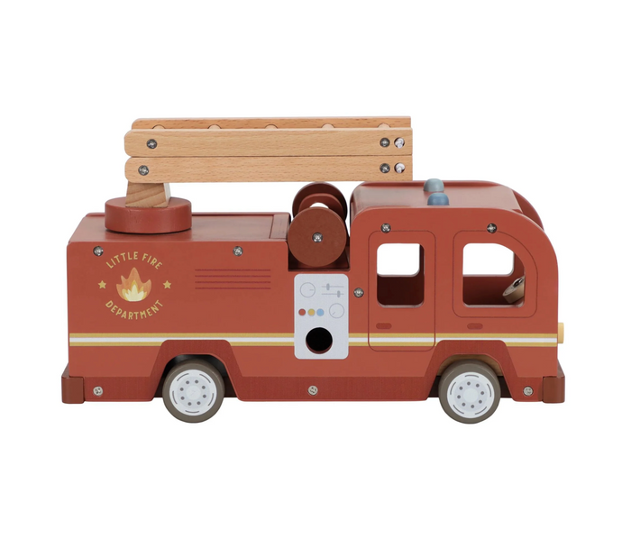 Véhicules | Camion de pompier en bois