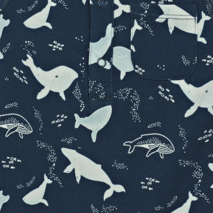 Whale Romper 0-24 months