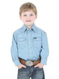 Wrangler Cowboy Cut Denim Snap Shirt