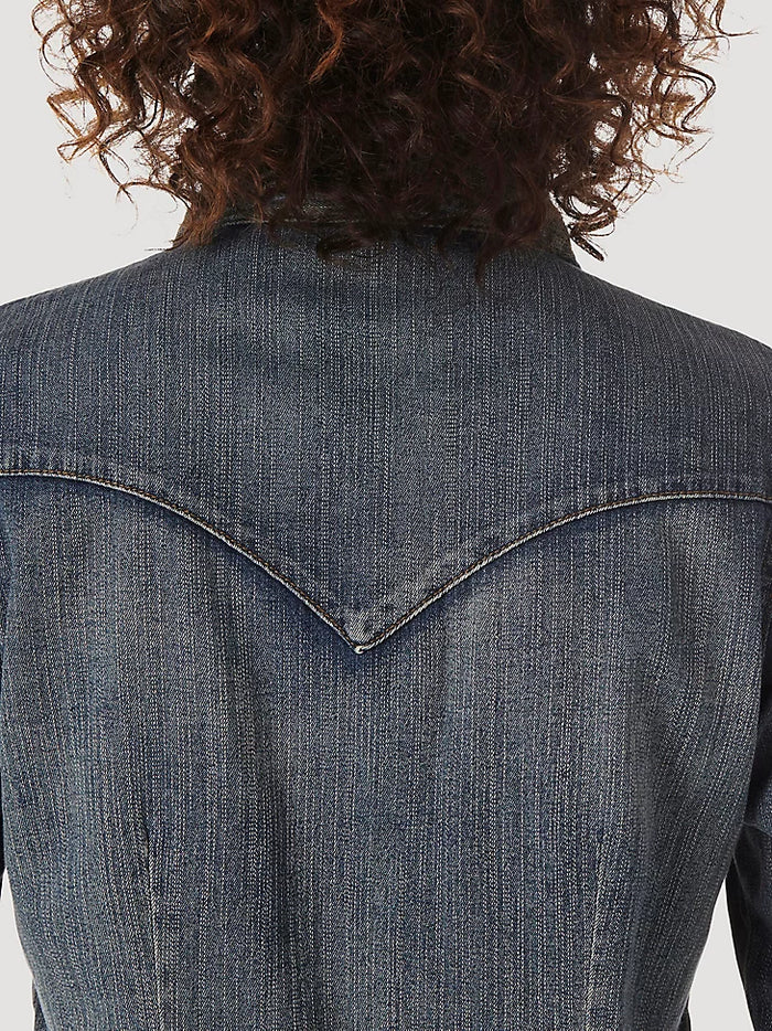 Wrangler Long Sleeve Western Snap Shirt