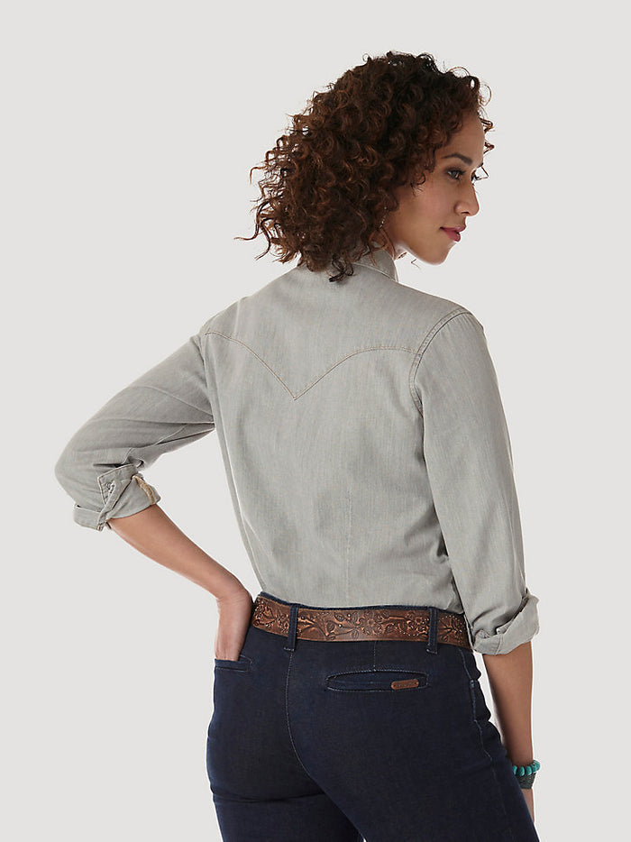 Wrangler Long Sleeve Western Snap