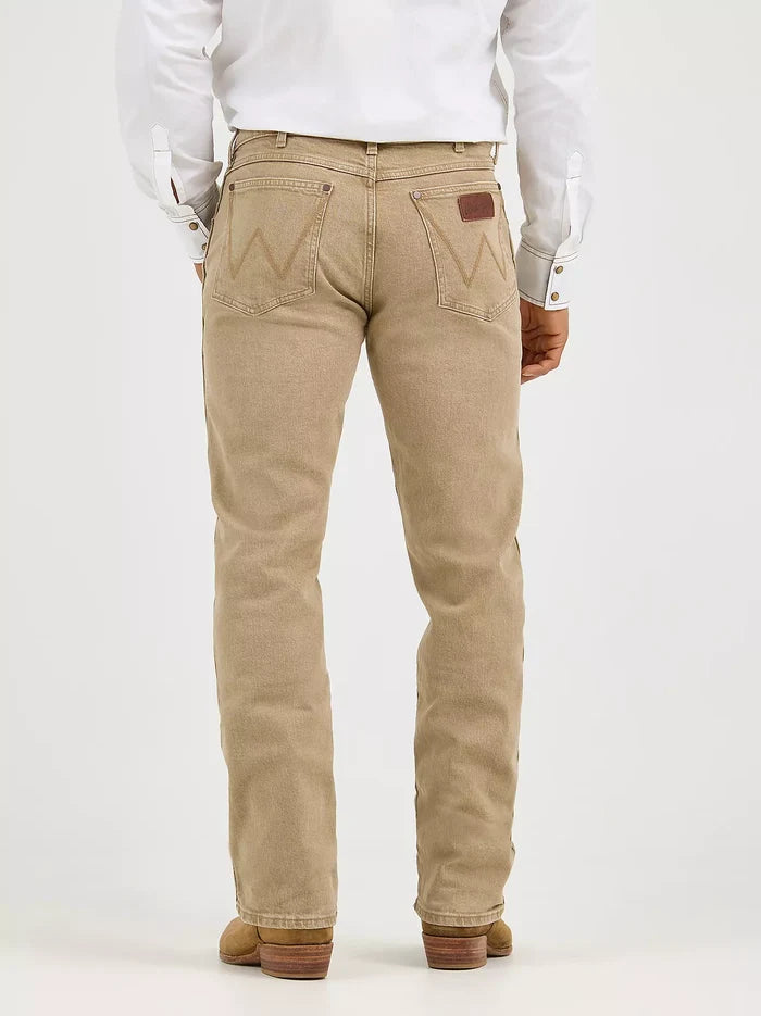 Wrangler RETRO® Slim Fit Straight Leg Pant In Saddle