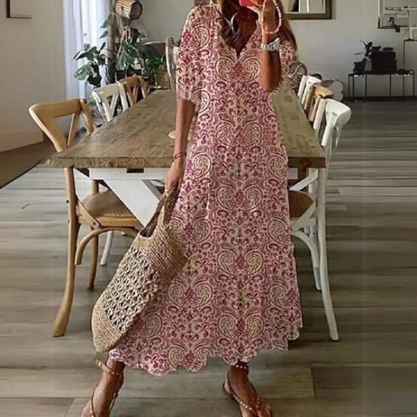 Zara | Chic Boho Midi Dress